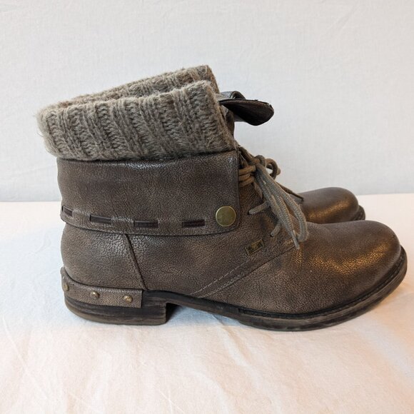 Reiker Boots Women's Brown Water Resistant TEX Size 10.5 - Picture 4 of 7